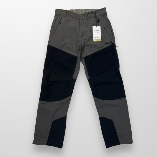 Rab Men's Magma Light Pants In Black & Grey