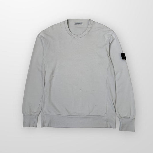 Stone Island Crewneck Sweatshirt In White