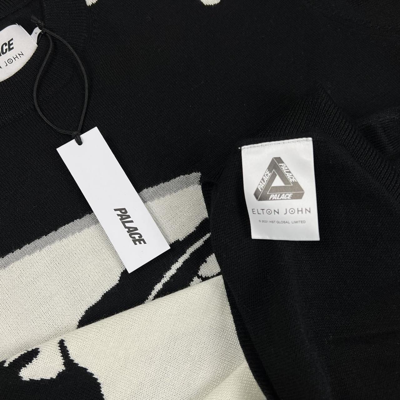 Palace Elton John Jumper In Black & White
