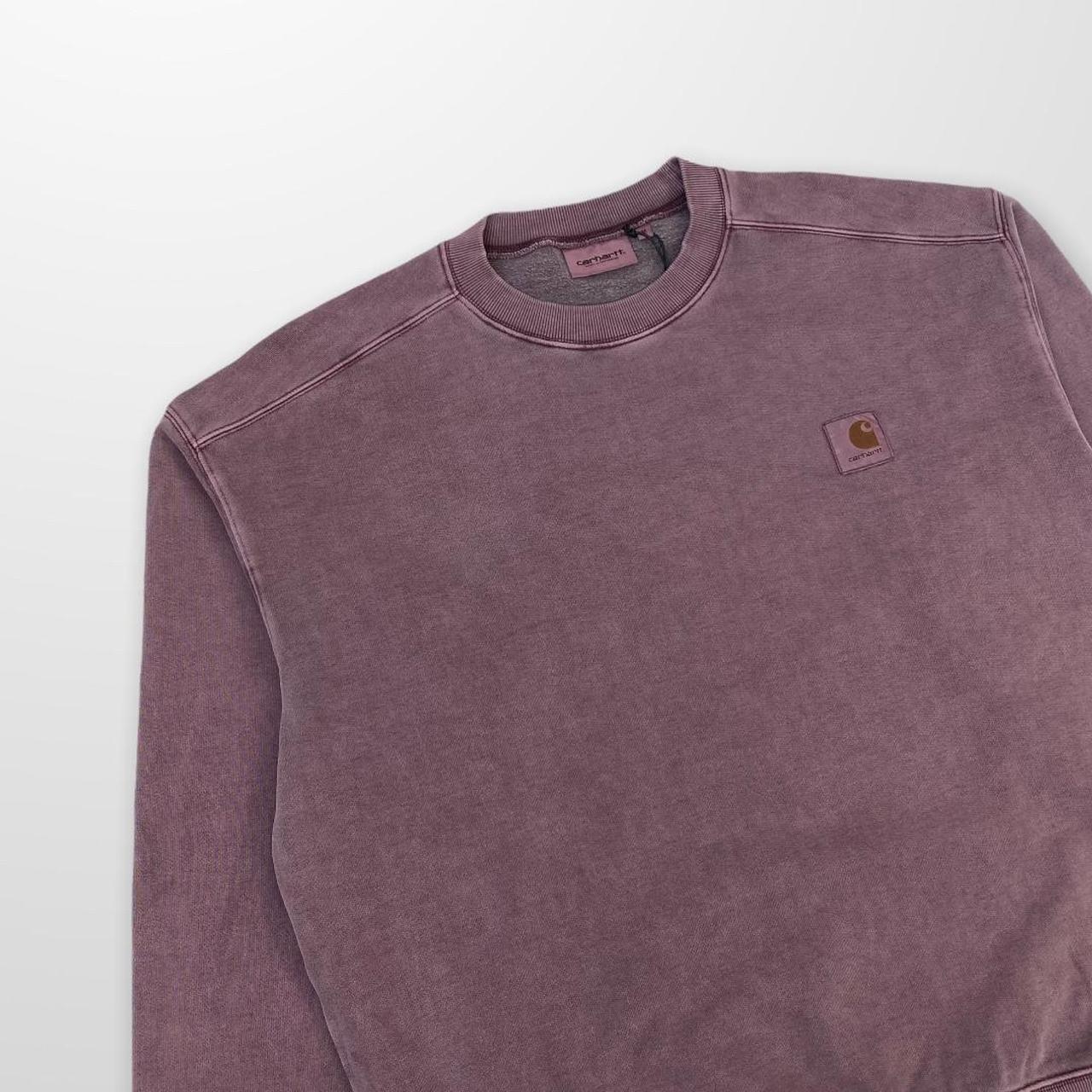Carhartt WIP Vista Crewneck Sweatshirt In Dark Plum (Purple)