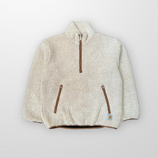 Carhartt WIP Dorper Liner Sherpa Fleece In Dusty Brown Heather