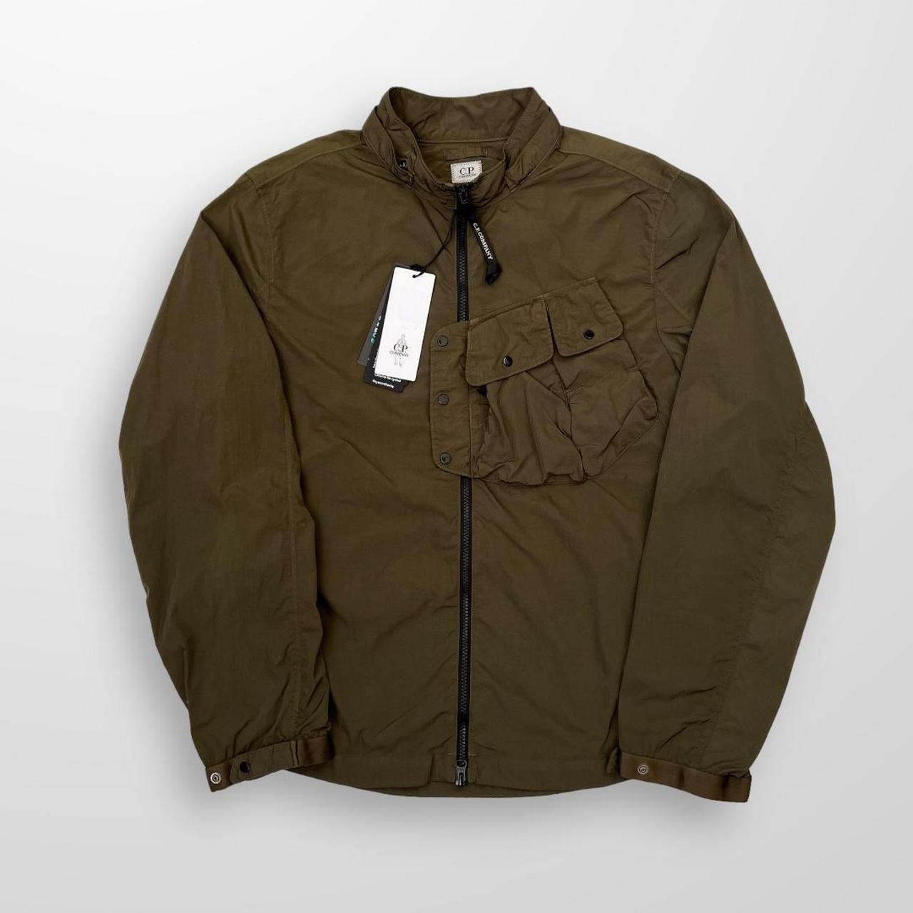 CP Company Chrome-R Goggle Jacket In Ivy Green