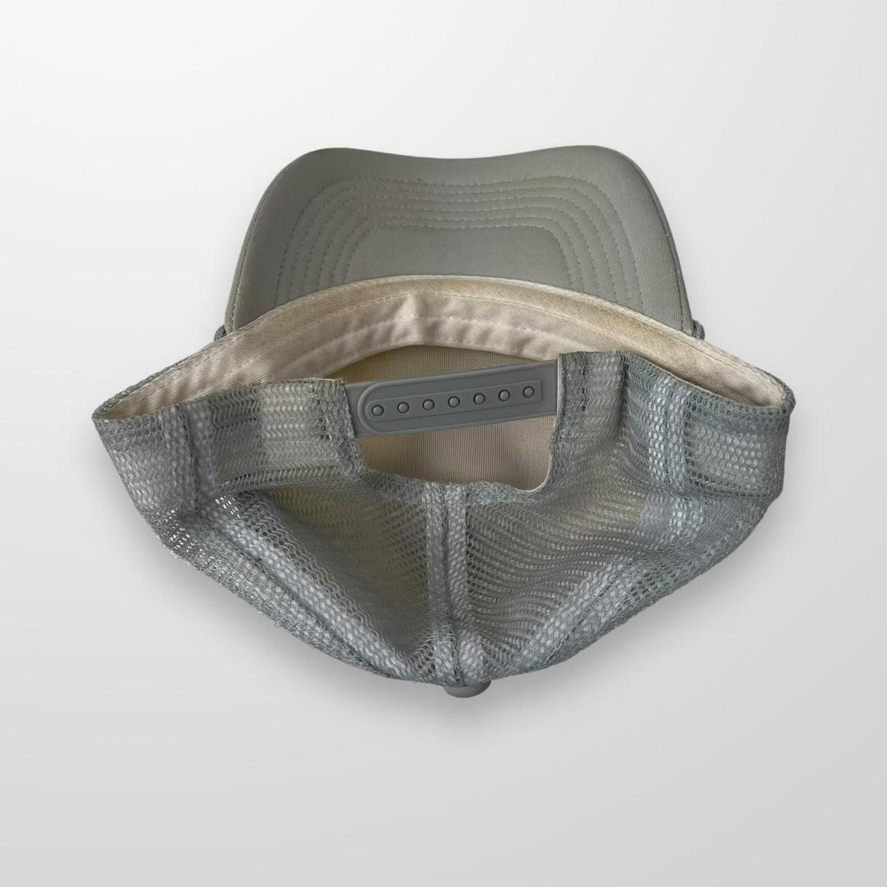 Corteiz Alcatraz Premium Puff Print Trucker Cap In Grey
