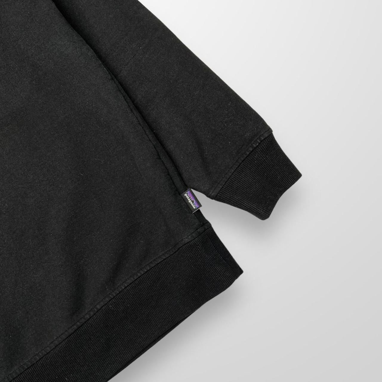 Patagonia Regenerative Organic Crewneck Sweatshirt In Black