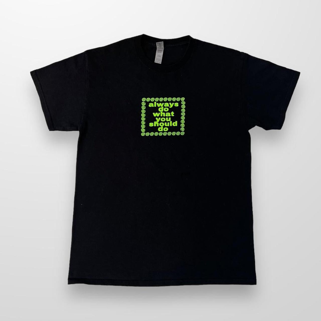 ADWYSD T-Shirt In Black & Neon