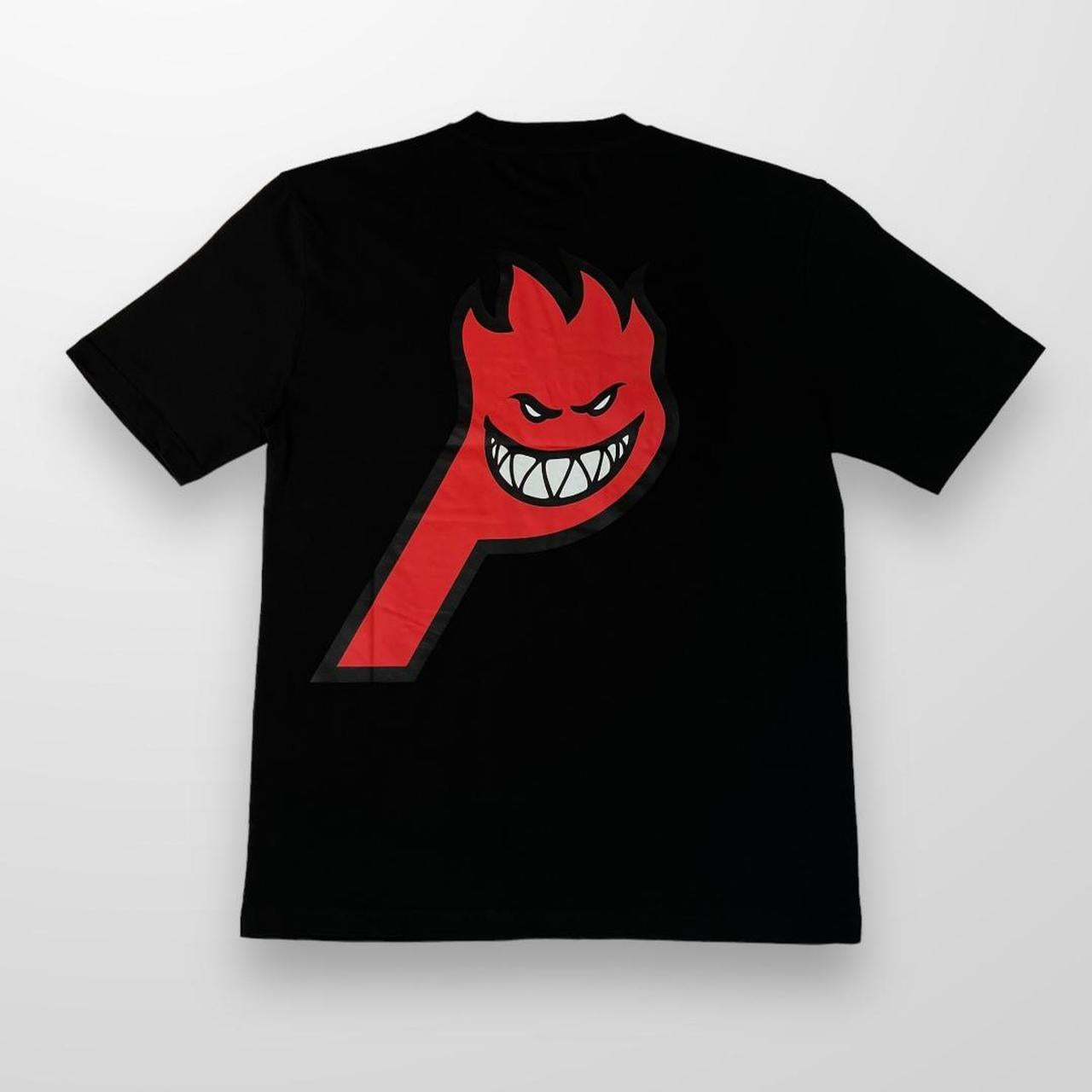 Palace x Spitfire P-Head 'Live To Bun' T-Shirt In Black & Red