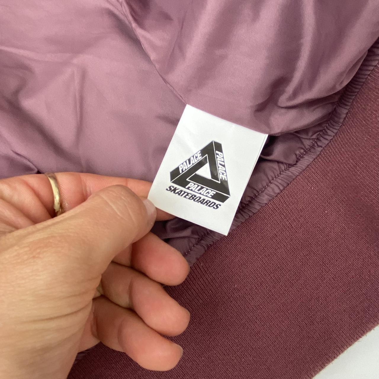 Palace "F-Light Jacket" Nylon Shimmer Style Flight Jacket In Purple