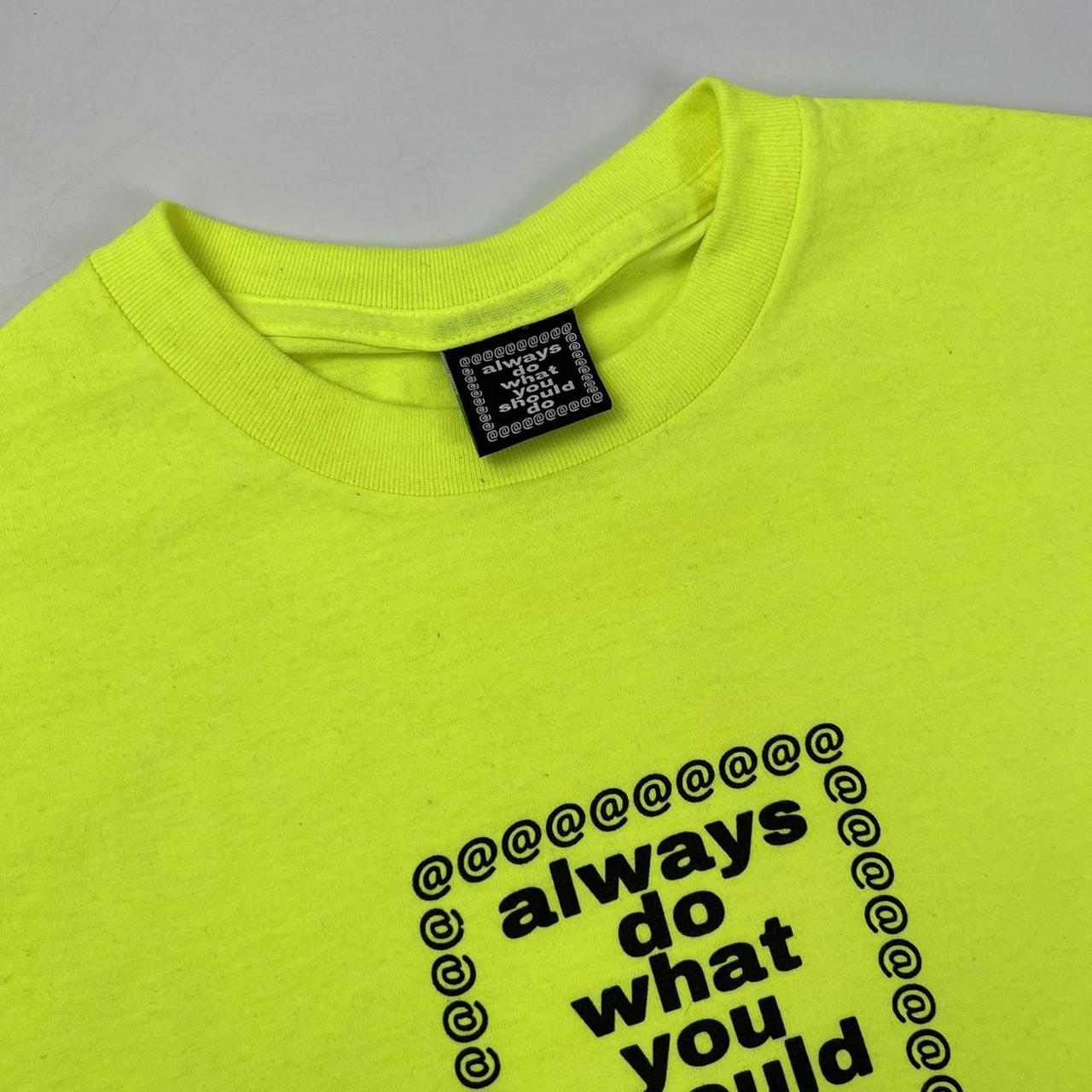 ADWYSD Logo T-Shirt In Neon Green