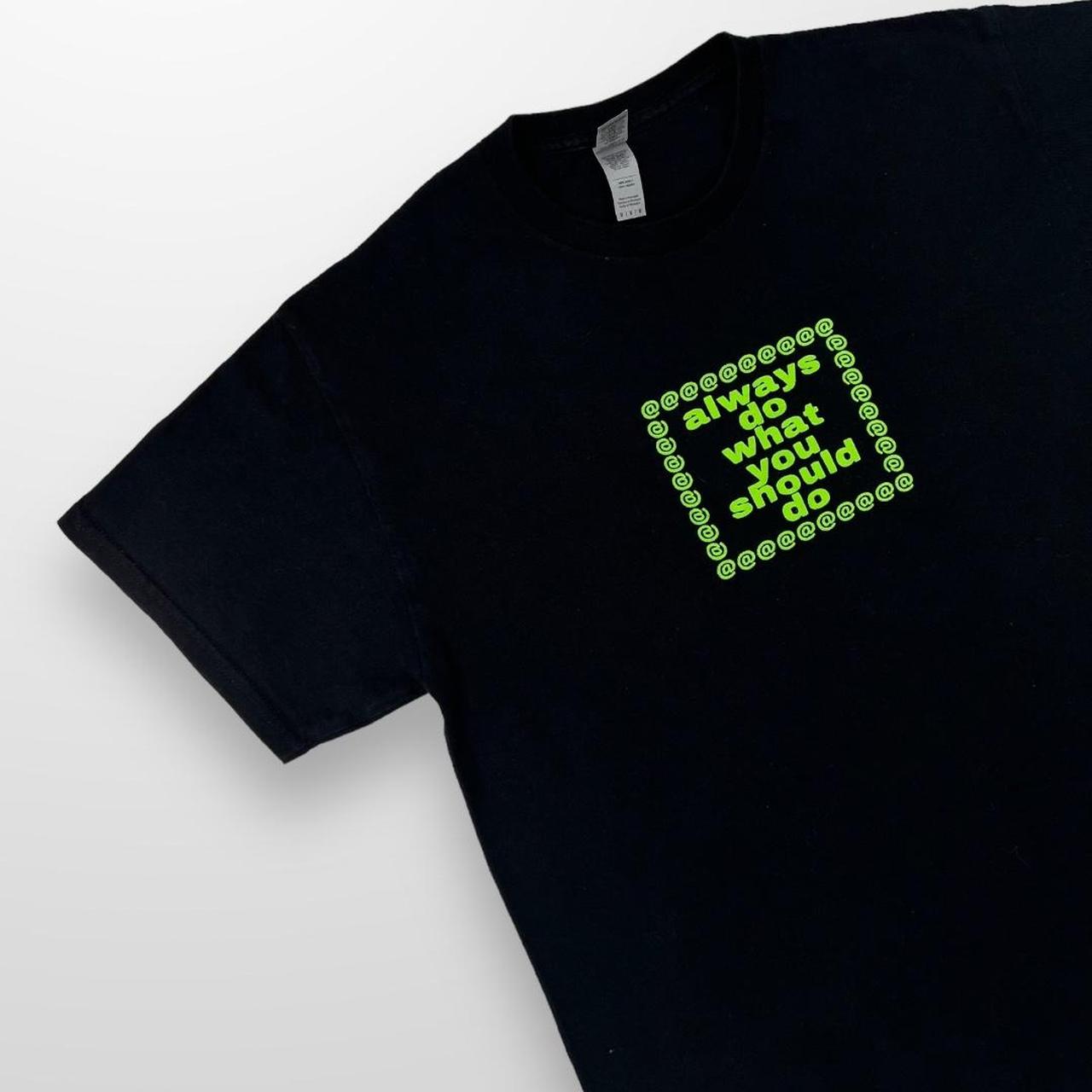 ADWYSD T-Shirt In Black & Neon