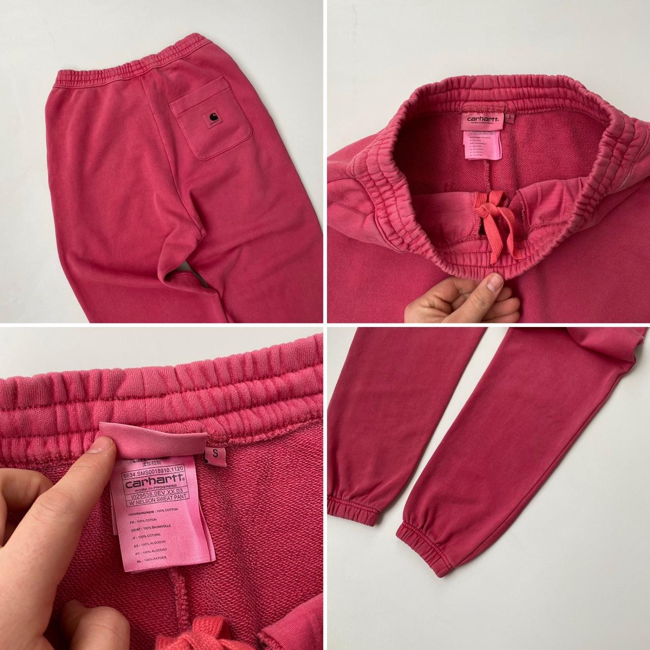 Carhartt WIP Nelson Jogging Bottoms In Hot Pink