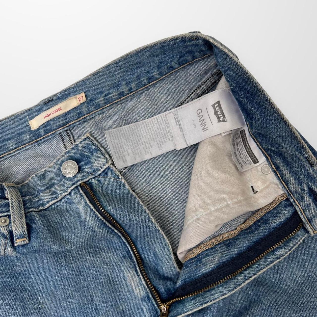 GANNI x Levi’s Straight Leg Jeans In Blue