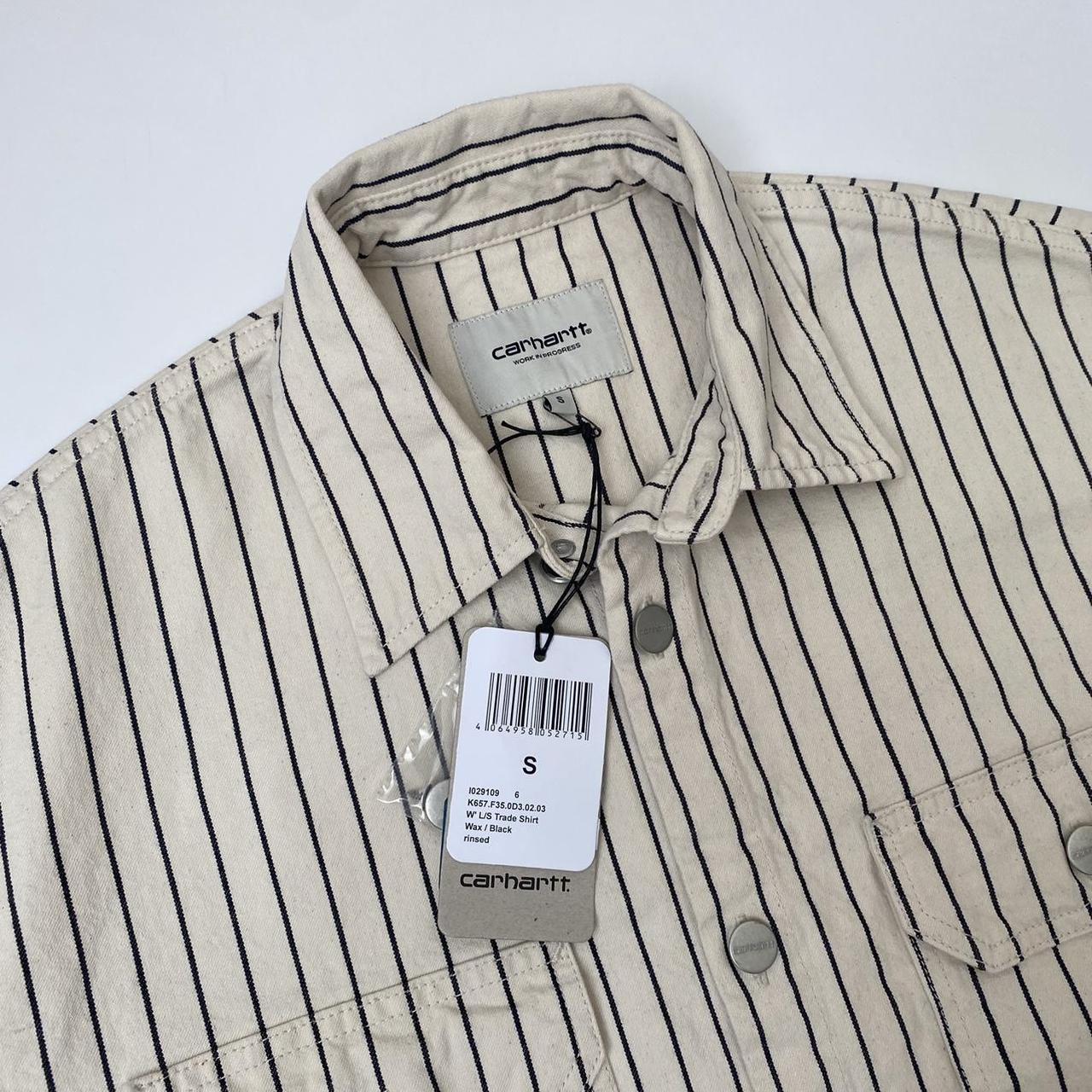 Carhartt WIP W' L/S Trade Shirt In Wax / Black (Rinsed)