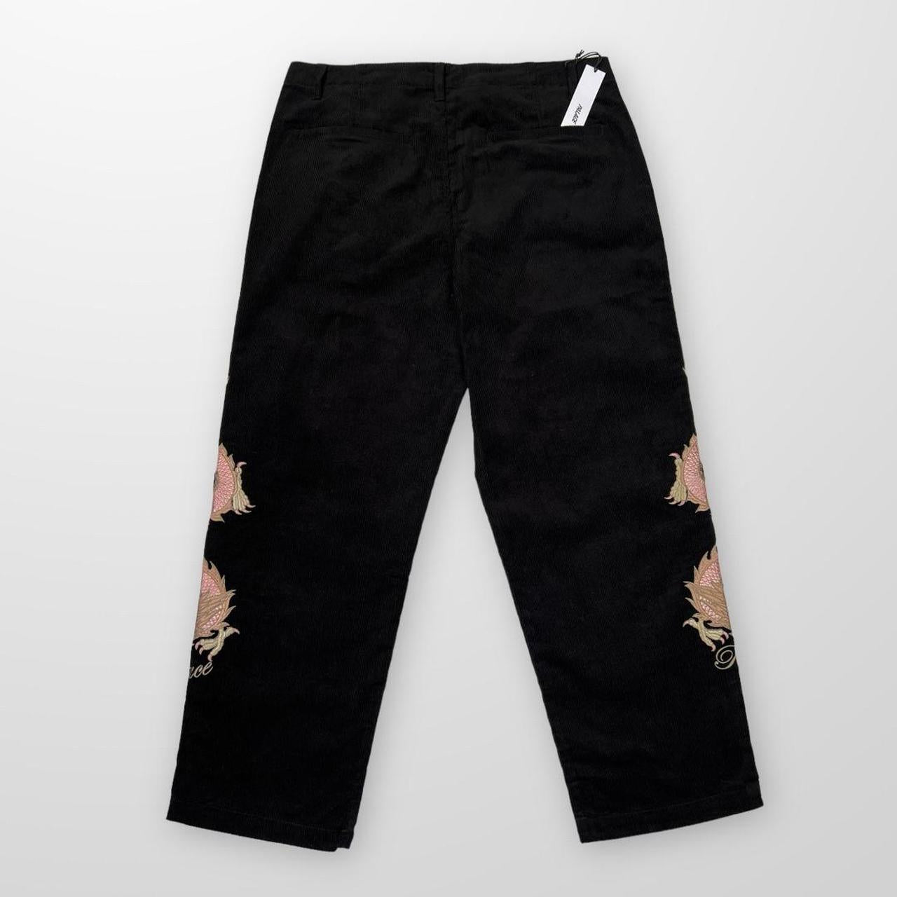 Palace Double Dragon Tour Plain Pant In Black