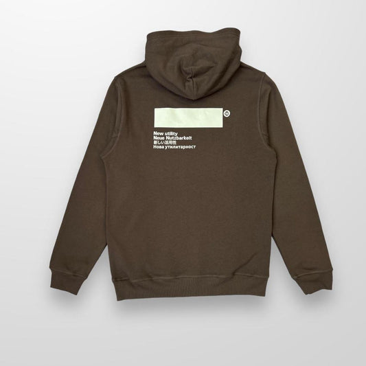 Affix AFFXWRKS Standardised Hooded Sweatshirt In Brown