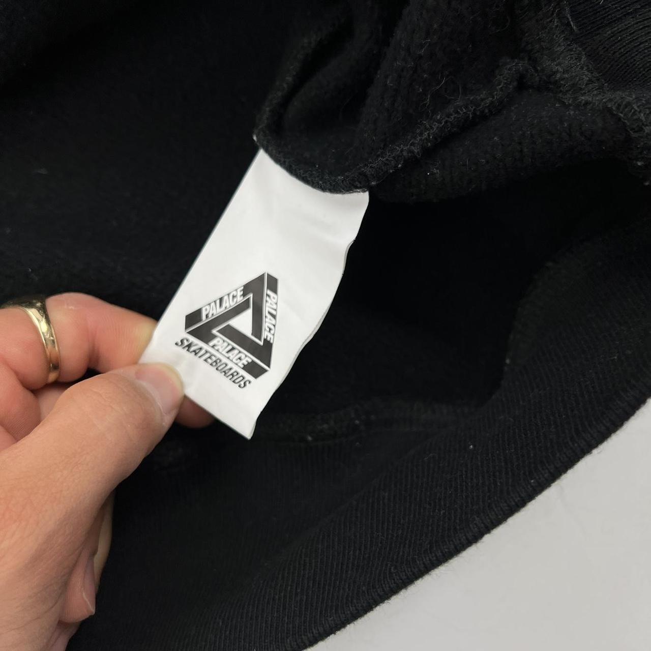 Palace Baffled Hoodie In Black