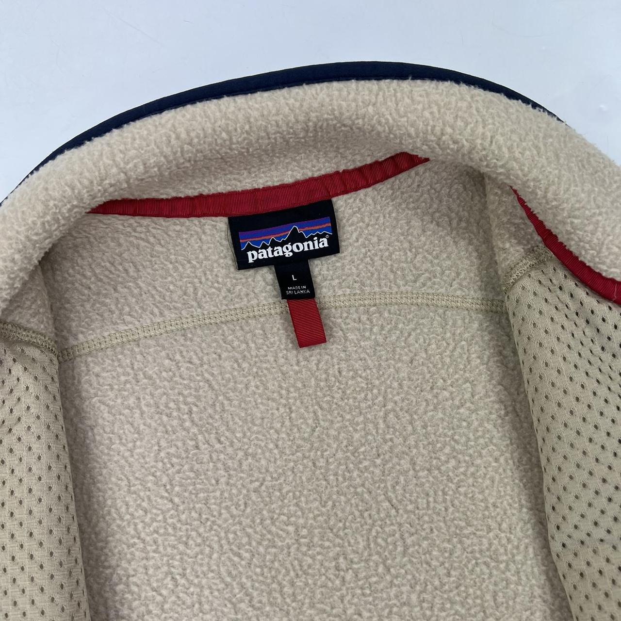 Patagonia Retro Deep Pile Fleece Gilet In Beige