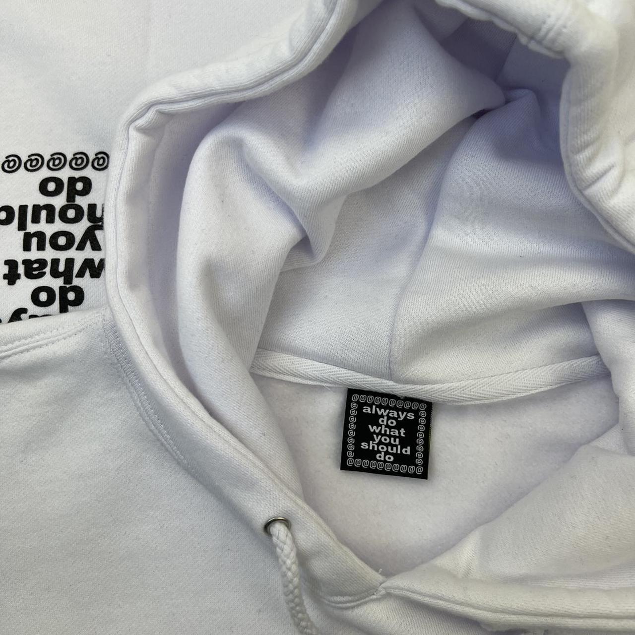 ADWYSD Hoodie In White & Green
