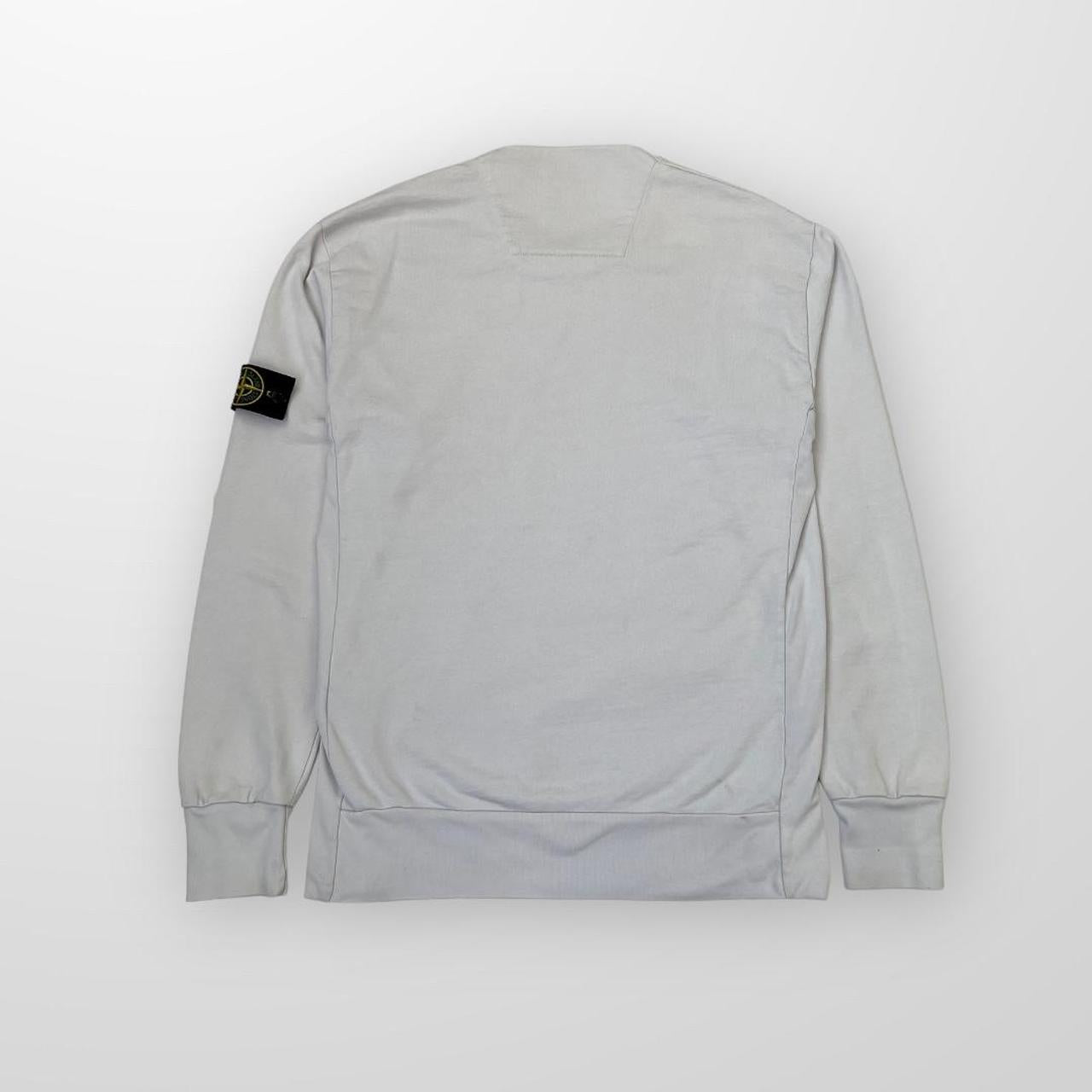 Stone Island Crewneck Sweatshirt In White