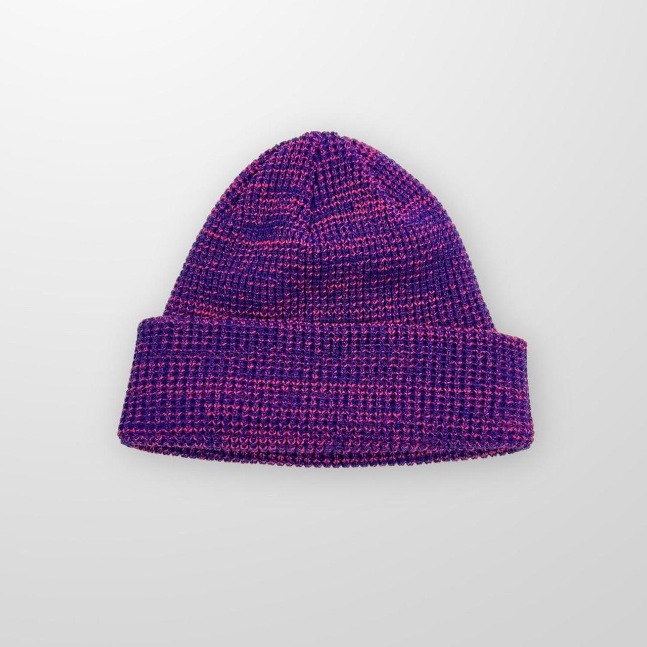 Palace Tri-Ferg Patch Beanie Hat In Purple
