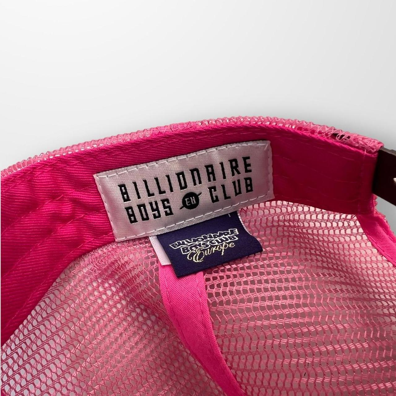 Billionaire Boys Club Arch Logo Trucker Cap In Pink