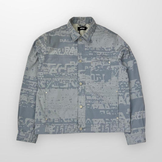 Palace Cities Jacquard Jacket In Blue