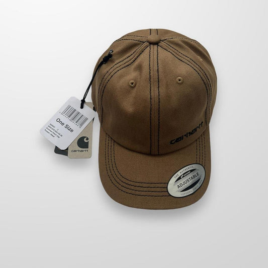 Carhartt WIP Contrast Stitch Cap In Tanami & Black