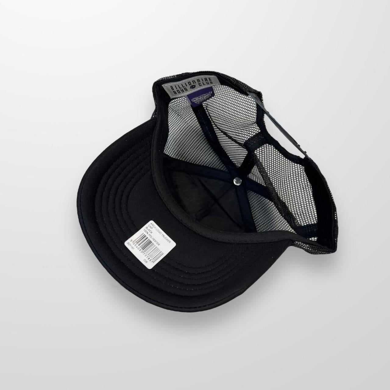 Billionaire Boys Club Arch Logo Trucker Cap In Black & White