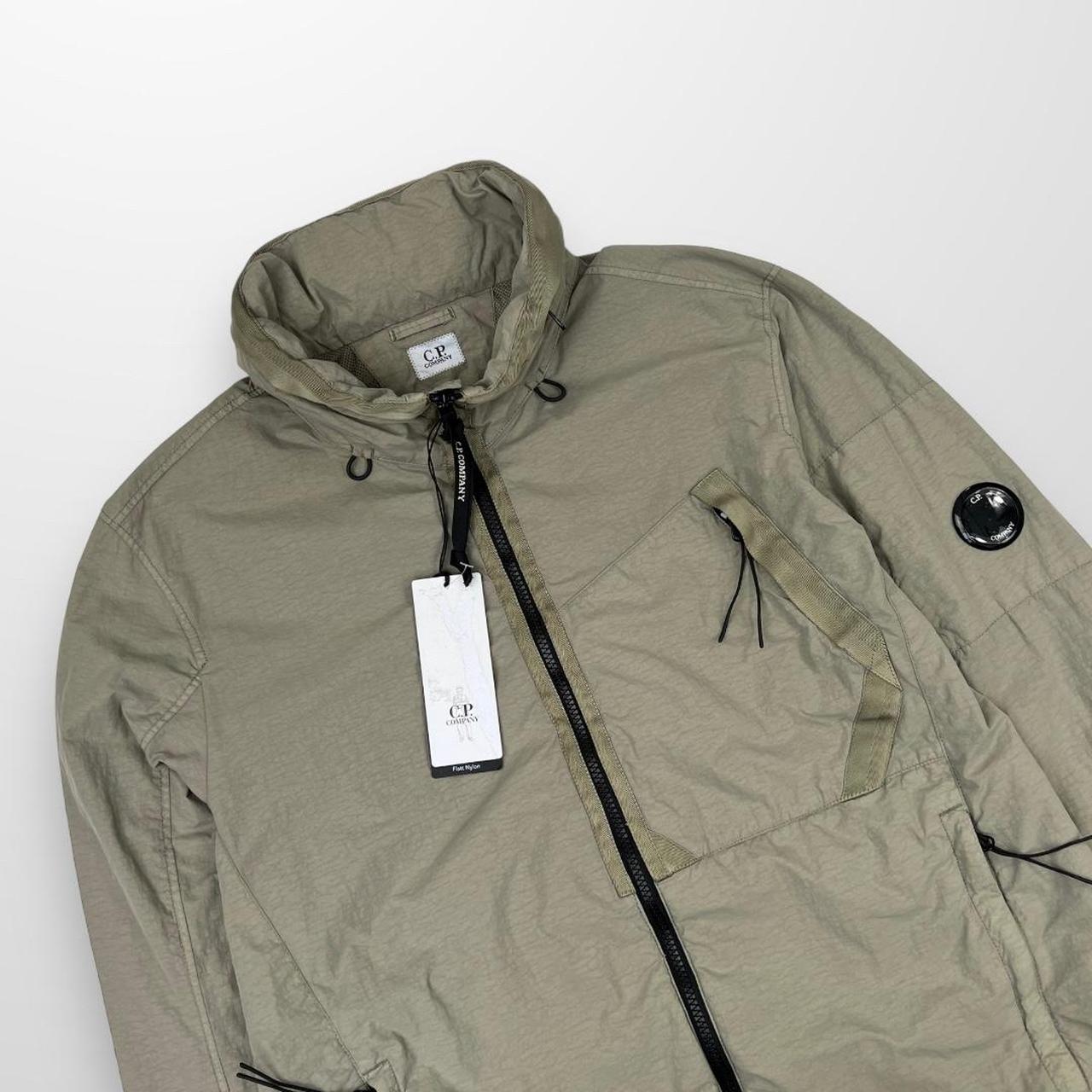 CP Company Flatt Nylon Medium Jacket In Seneca Rock