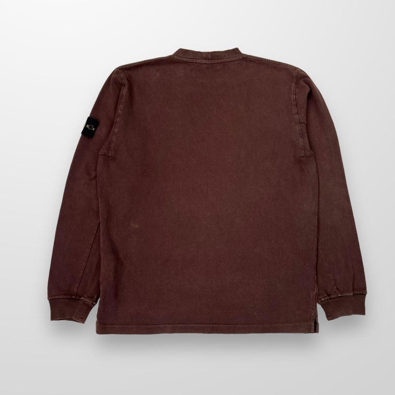 Stone Island Lightweight Sweatshirt / Heavy LS T-Shirt In Brown