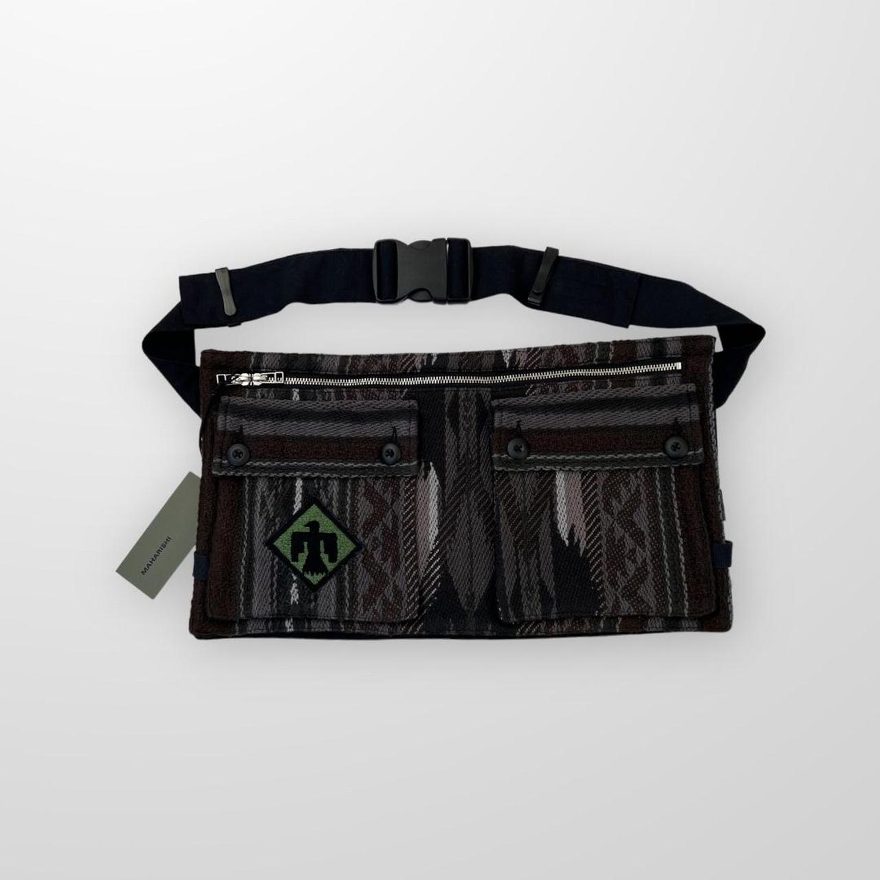 Maharishi Broken Arrow Waist Bag Cotton Powerloom Thunderbird Embroidered Patch
