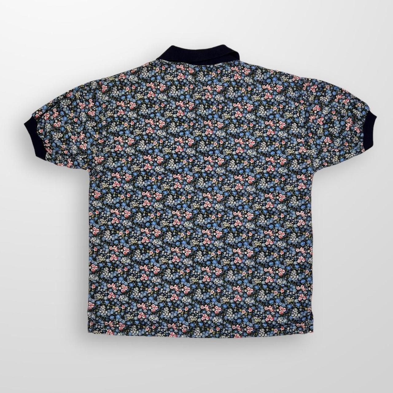 Vintage Missoni Floral Print Polo T-Shirt