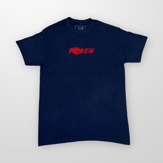 ADWYSD x Token T-Shirt In Navy & Red