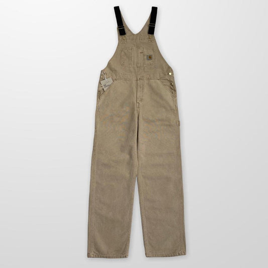 Carhartt WIP Bib Overall In Dusty H Brown
