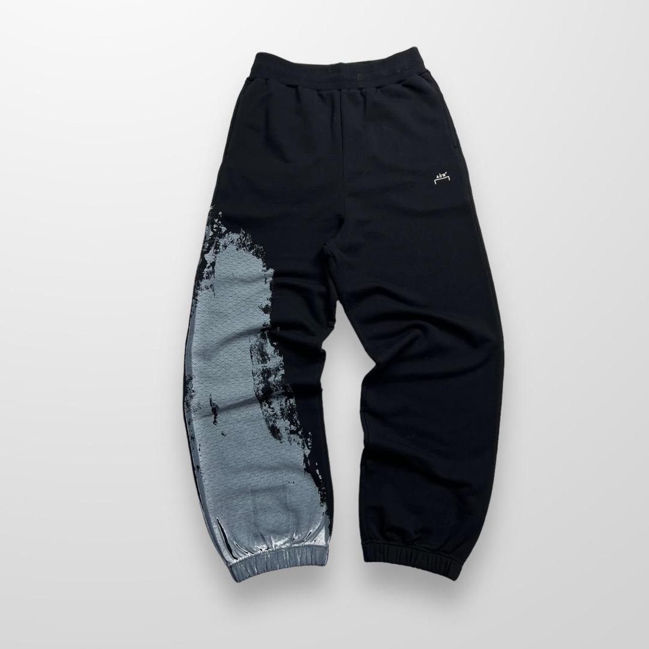 ACW A-COLD-WALL Brushstroke Baggy Tracksuit Bottoms In Black & Grey