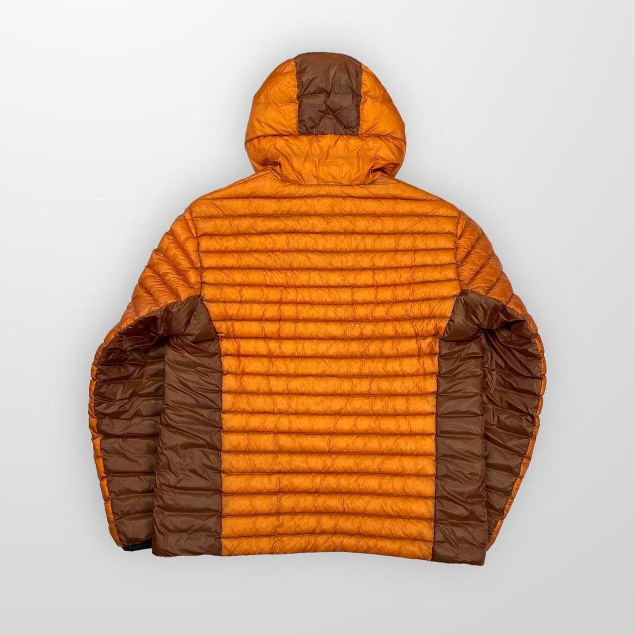 CP Company DD Shell Goggle Down Jacket In Burnt / Desert Orange