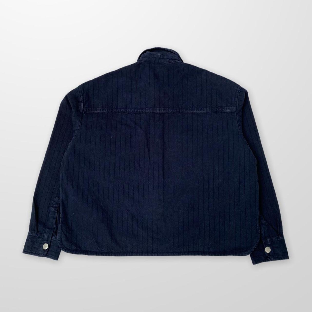 Carhartt WIP W' L/S Trade Shirt In Mizar / Black (Garment Dyed)