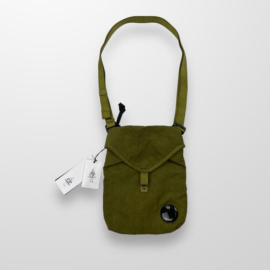 CP Company Nylon B Crossbody Bag In Moss Green