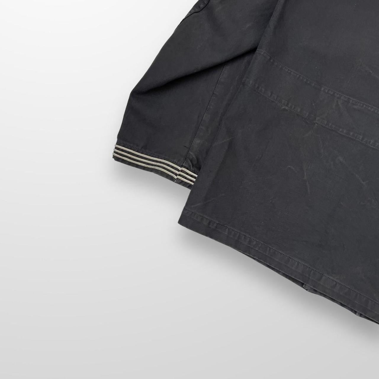 Stone Island Italy Compact Cotton Jacket In Overwashed Grey