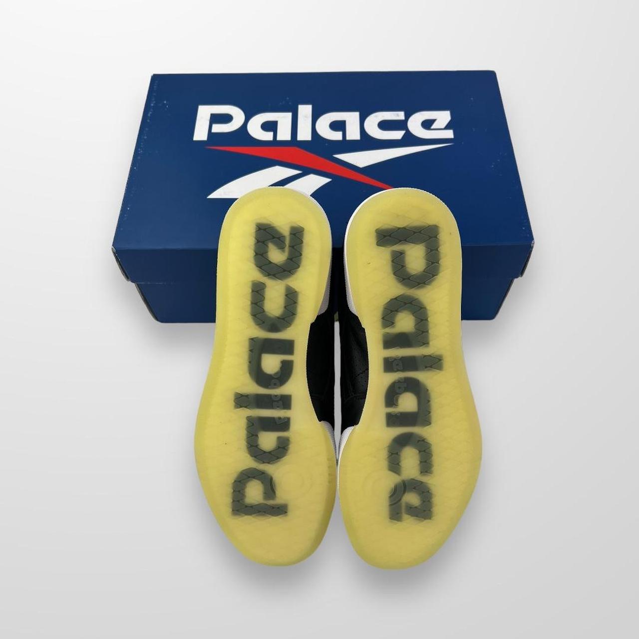 Palace x Reebok Club C Mid II Revenge Trainers In Black Acid Yellow
