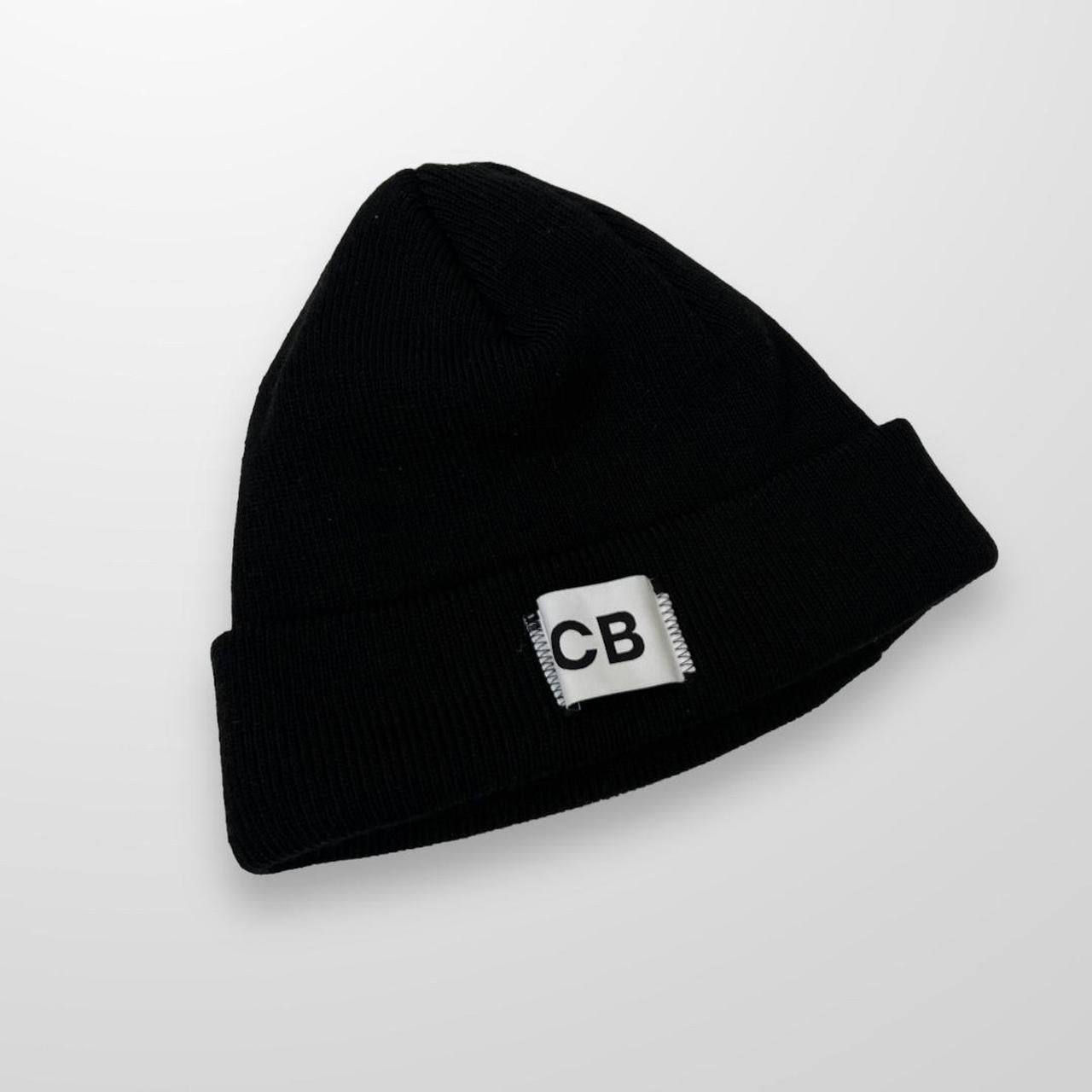 Cole Buxton Beanie In Black W/ White Tag