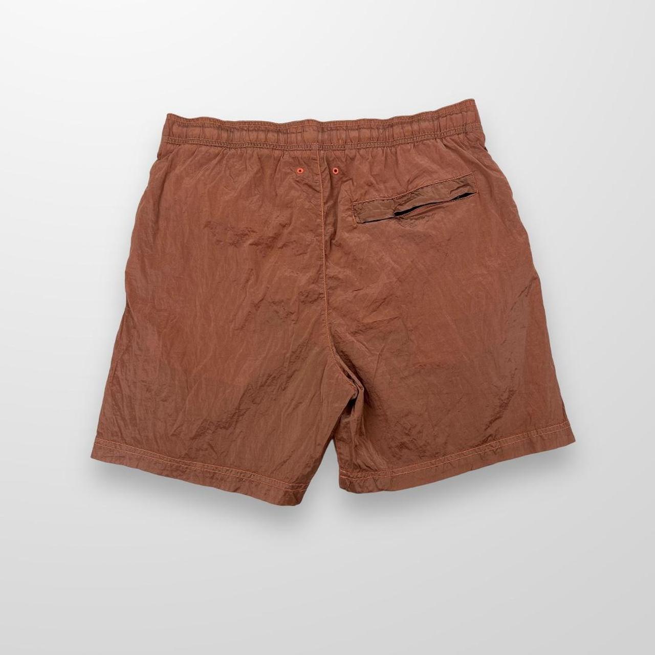 Stone Island Nylon Metal Shimmer Swimming Trunks / Shorts In Copper