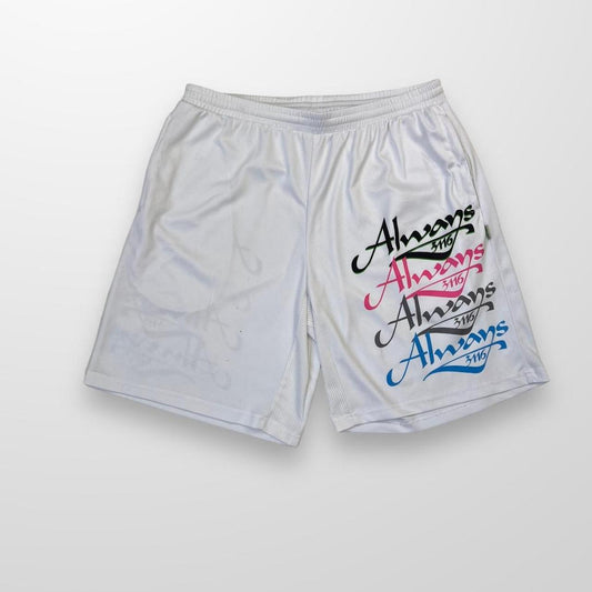 ADWYSD 3116 Court Shorts In White