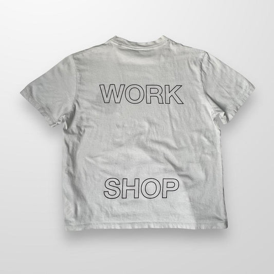 Our Legacy Work Shop Yin Yan T-Shirt In White & Black