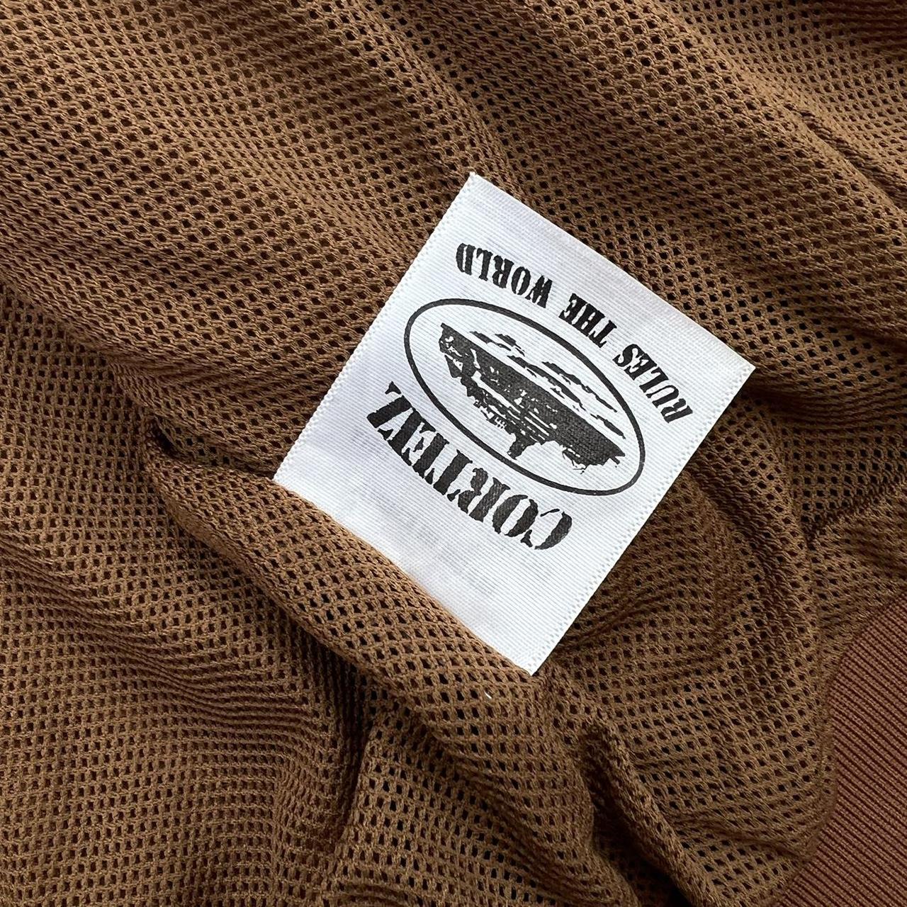 Corteiz Allstarz VVS Velour Jacket In Brown