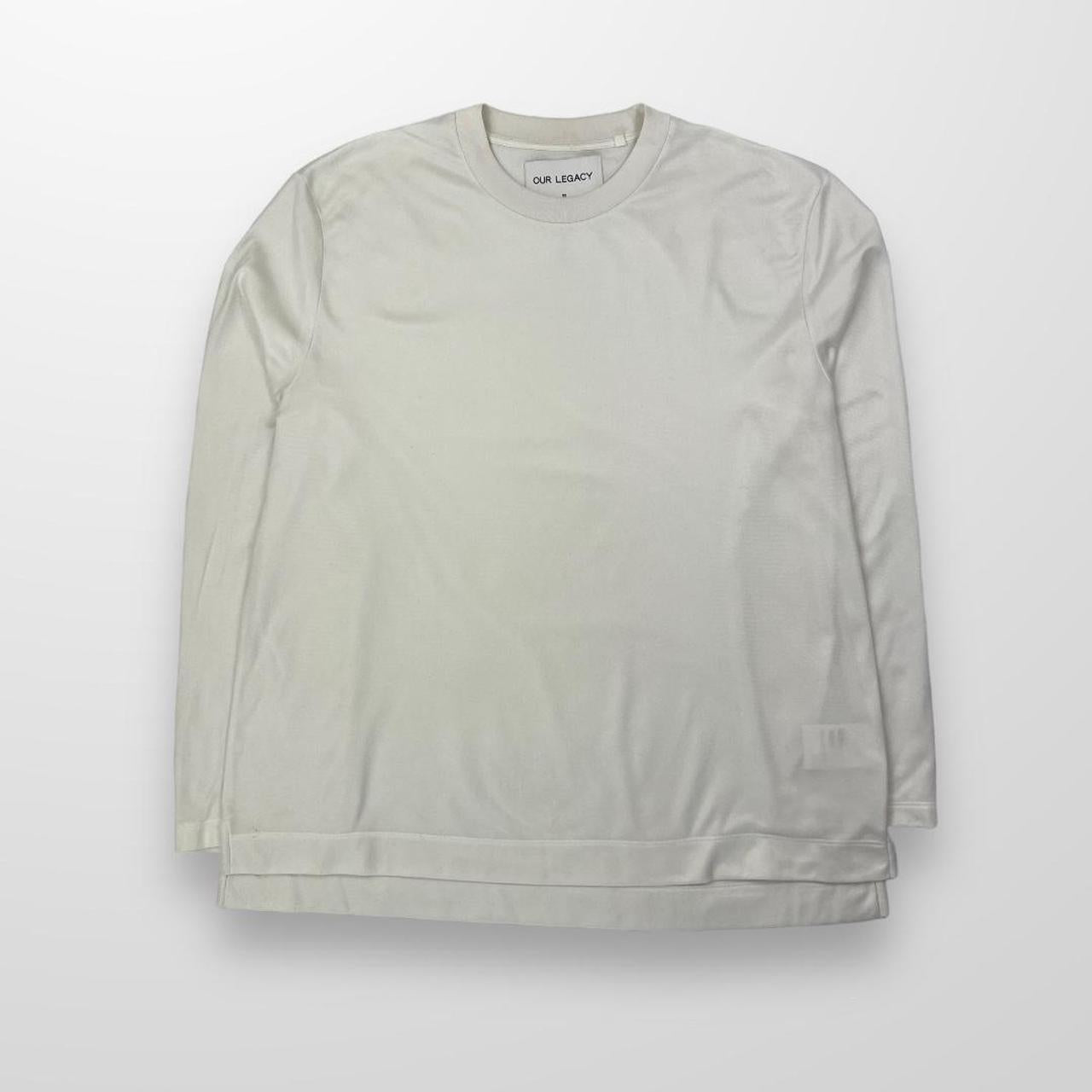 Our Legacy Crewneck Sweatshirt / LS T-Shirt In Off White