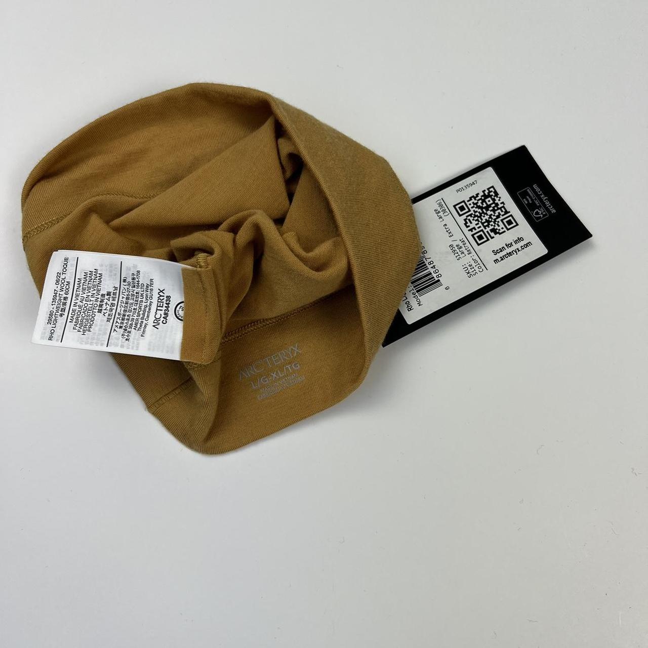 Arc'Teryx Rho Lightweight Wool Toque Beanie In “Retreat” / Mustard