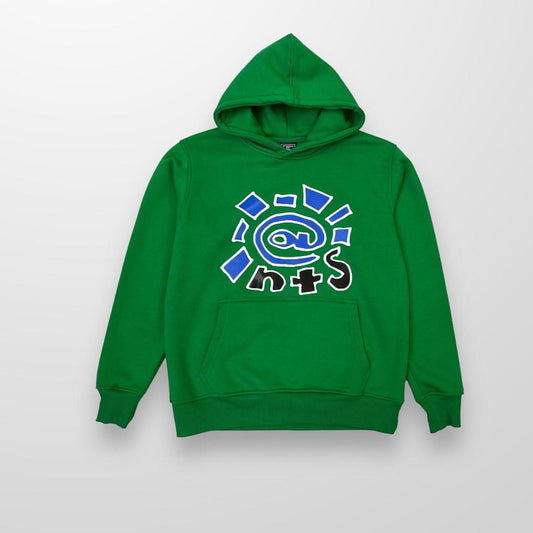 ADWYSD x NTS Radio Hoodie In Green & Blue