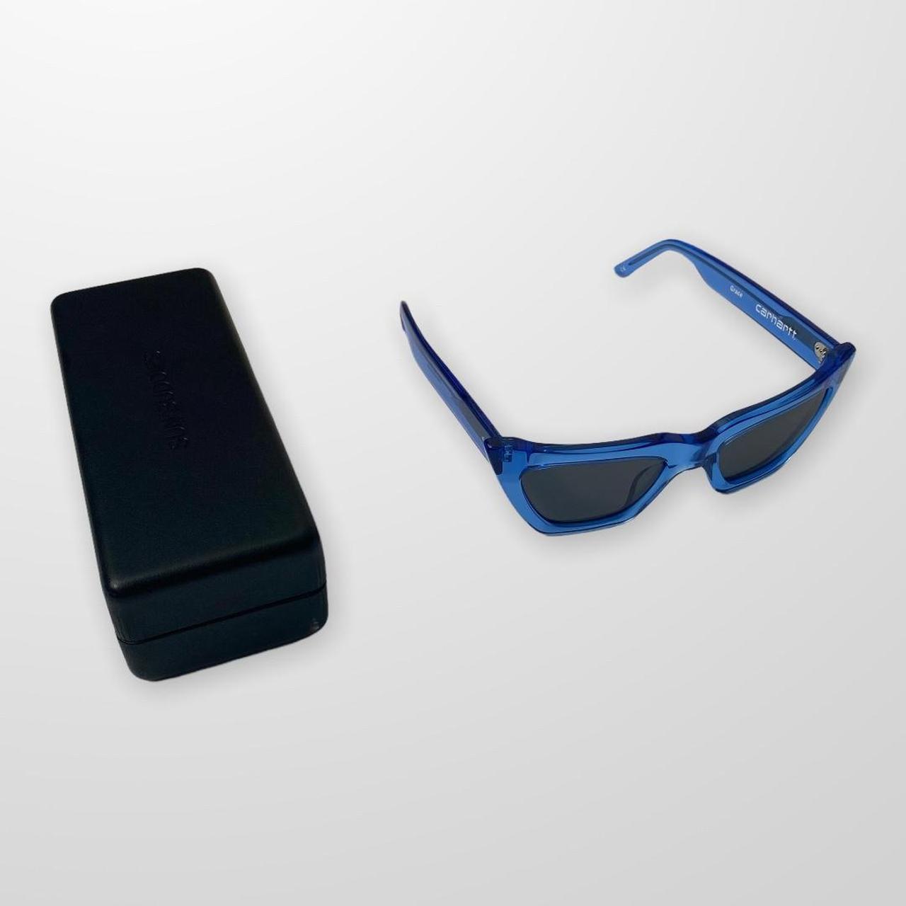 Carhartt WIP X Sun Buddies Grace Sunglasses Dark Blue Translucent