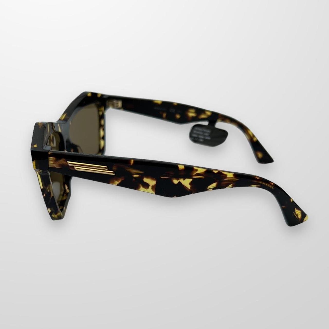 Bottega Veneta Sunglasses In Havana Brown