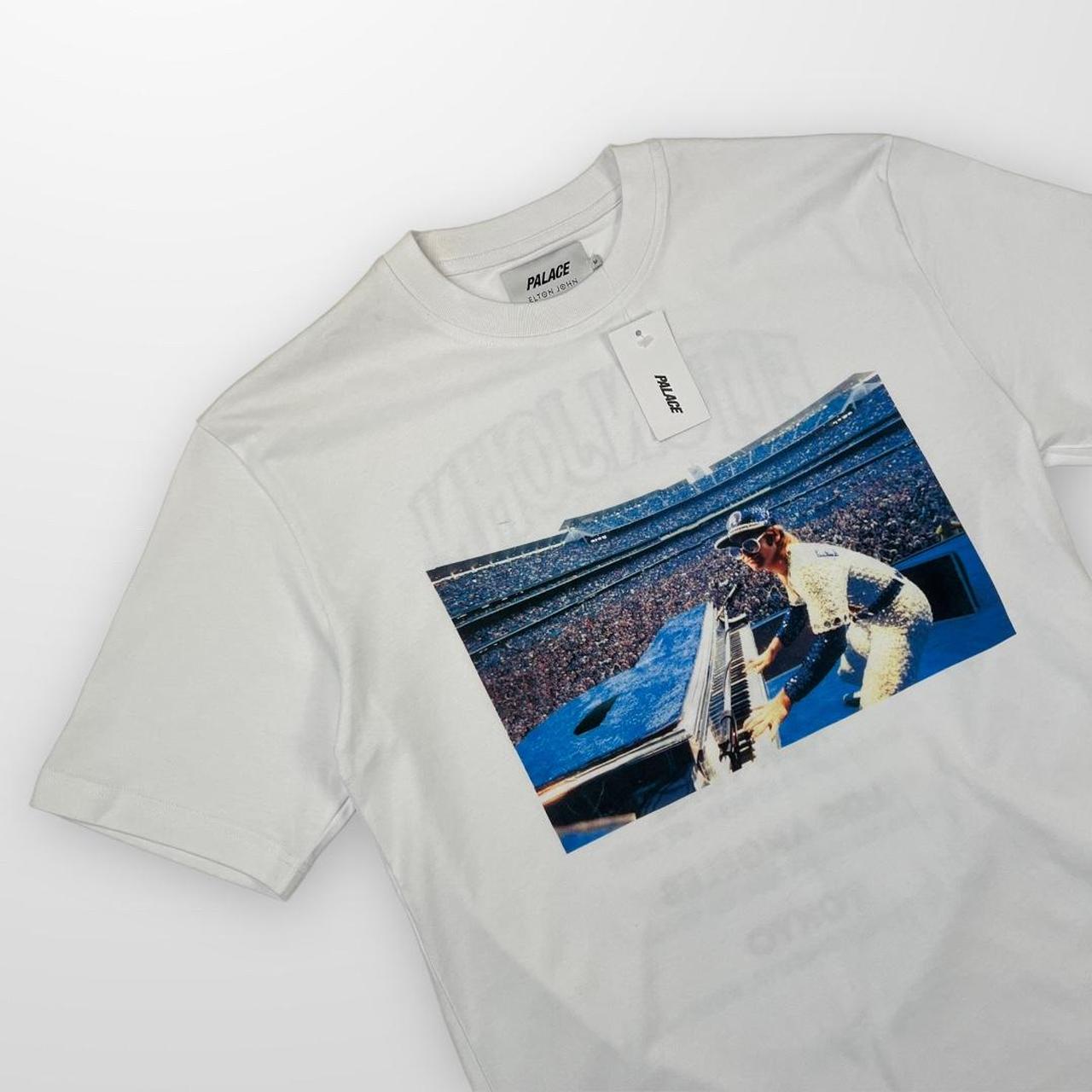 Palace Elton John P-iano T-Shirt In White